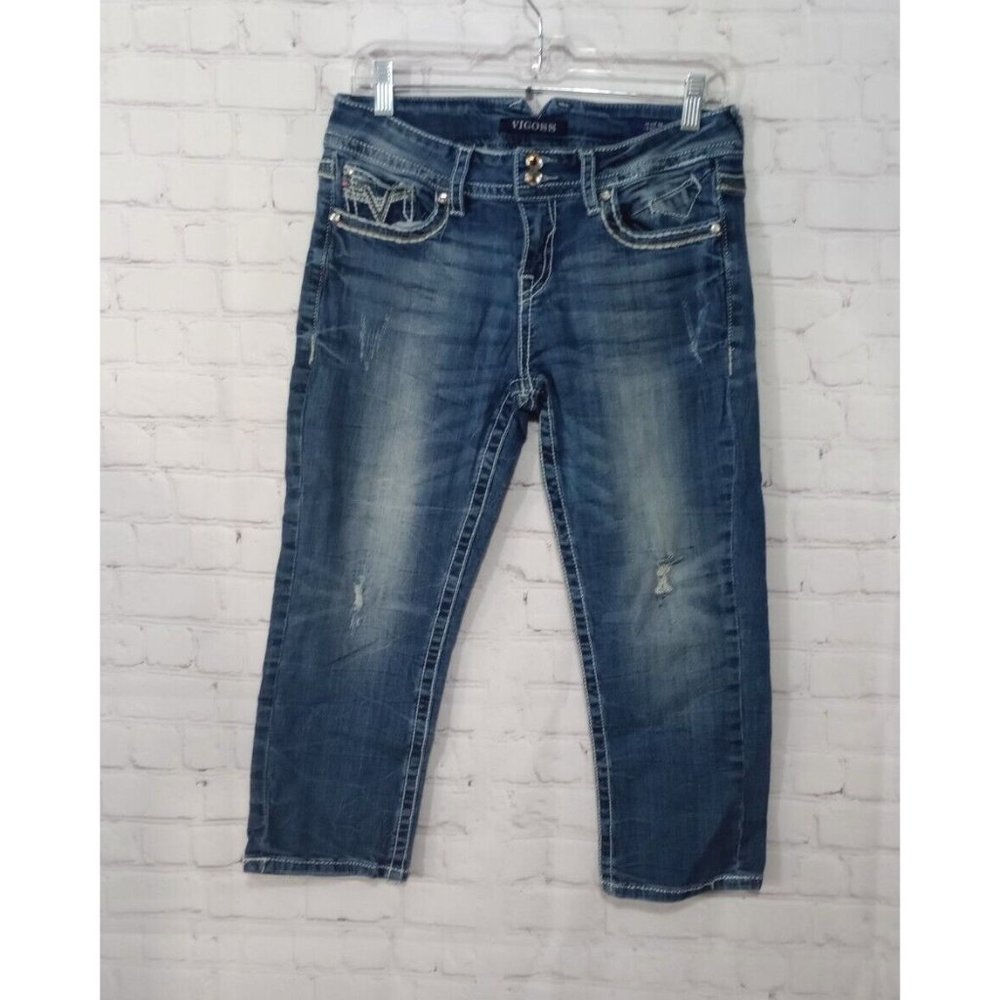 Vigoss Jeans Capri Women’s Size 29x21 (30x22) - Picture 1 of 6